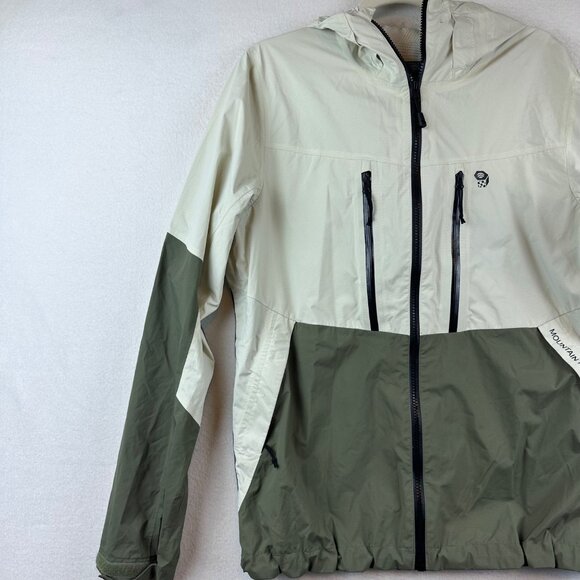 Mountain Hardwear Zip Jacket Mens Size S Windbreaker Active Hiking Camping - Picture 2 of 13